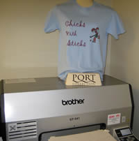 Digitally Printed Tee Shirt Direct to Garment - Multi Color and Photos are now possible with Direct to Garment Printing from Sunshine Designs